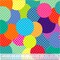 Fabric Windham Rainbow Fun Polka Pals 108" Quilt Back by the Quarter Yard 54247DW-1DES